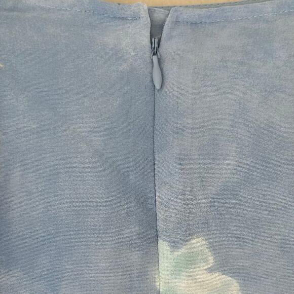 Sigrid Olson floral long maxi boho bohemian 90s Y2K festival fairy hippie slit 4 - Picture 9 of 11